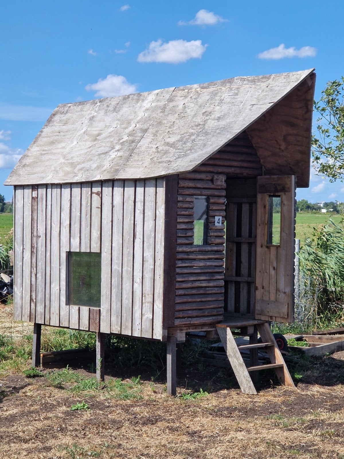 Speelhuisje of kippenhok, Tuin en Terras, Tuinhuizen, Gebruikt, 3 ramen of meer, Schuur, Minder dan 200 cm