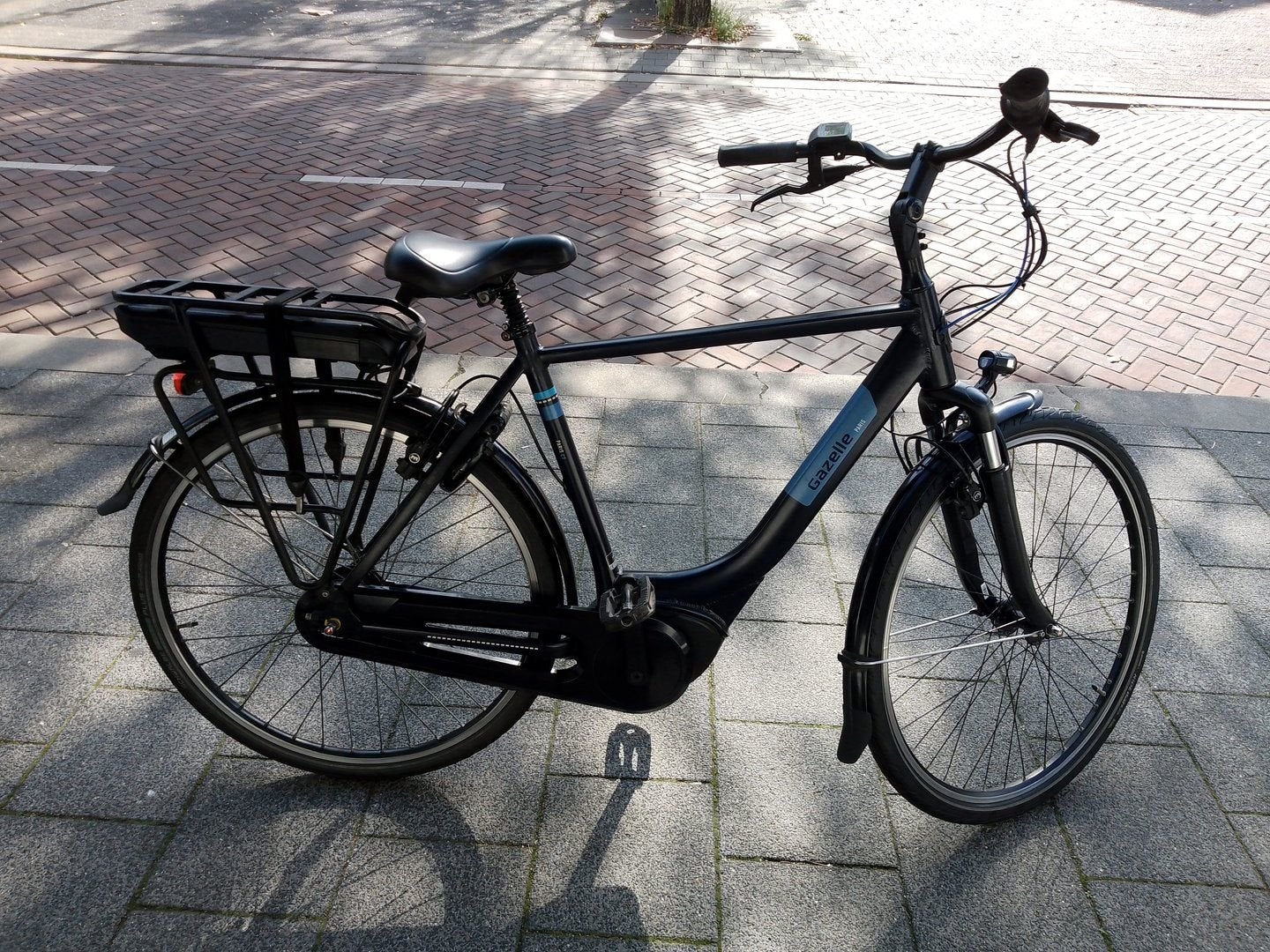 Gazelle Paris C7 h57 elektrische herenfiets Bosch middenmoto, Gebruikt, -, -, -