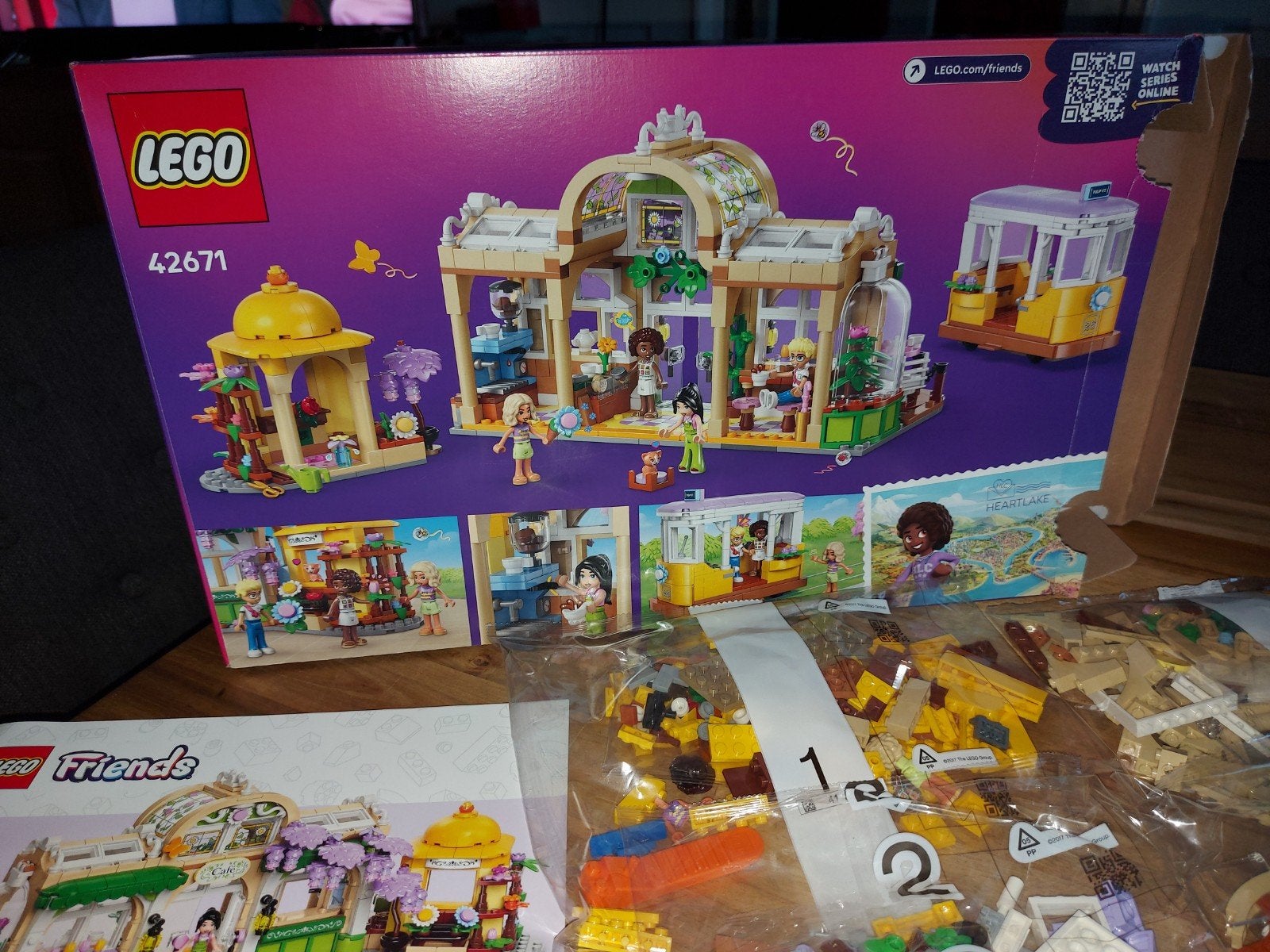 Lego  42671: Botanische Tuin - Doos open, zakjes dich, Lego, Nieuw, Friends, Ophalen of Verzenden