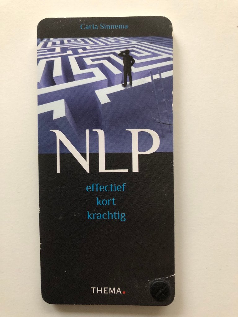NLP Effectief, kort, krachtig, Boeken, Verzenden, Carla Sinnema, Persoonlijkheidsleer, Zo goed als nieuw