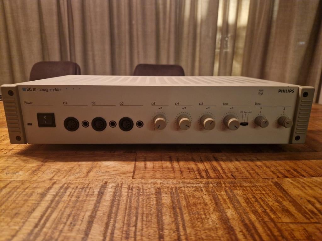 Philips SQ 10 mixing amplifier versterker 100 Volt, Ophalen of Verzenden, Overige merken