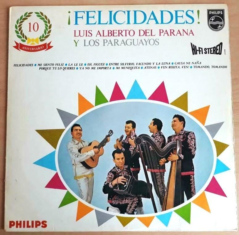 Luis Alberto del Parana y Los Paraguayos ‎– ¡Felicidades!, Ophalen of Verzenden, Zo goed als nieuw, 12 inch