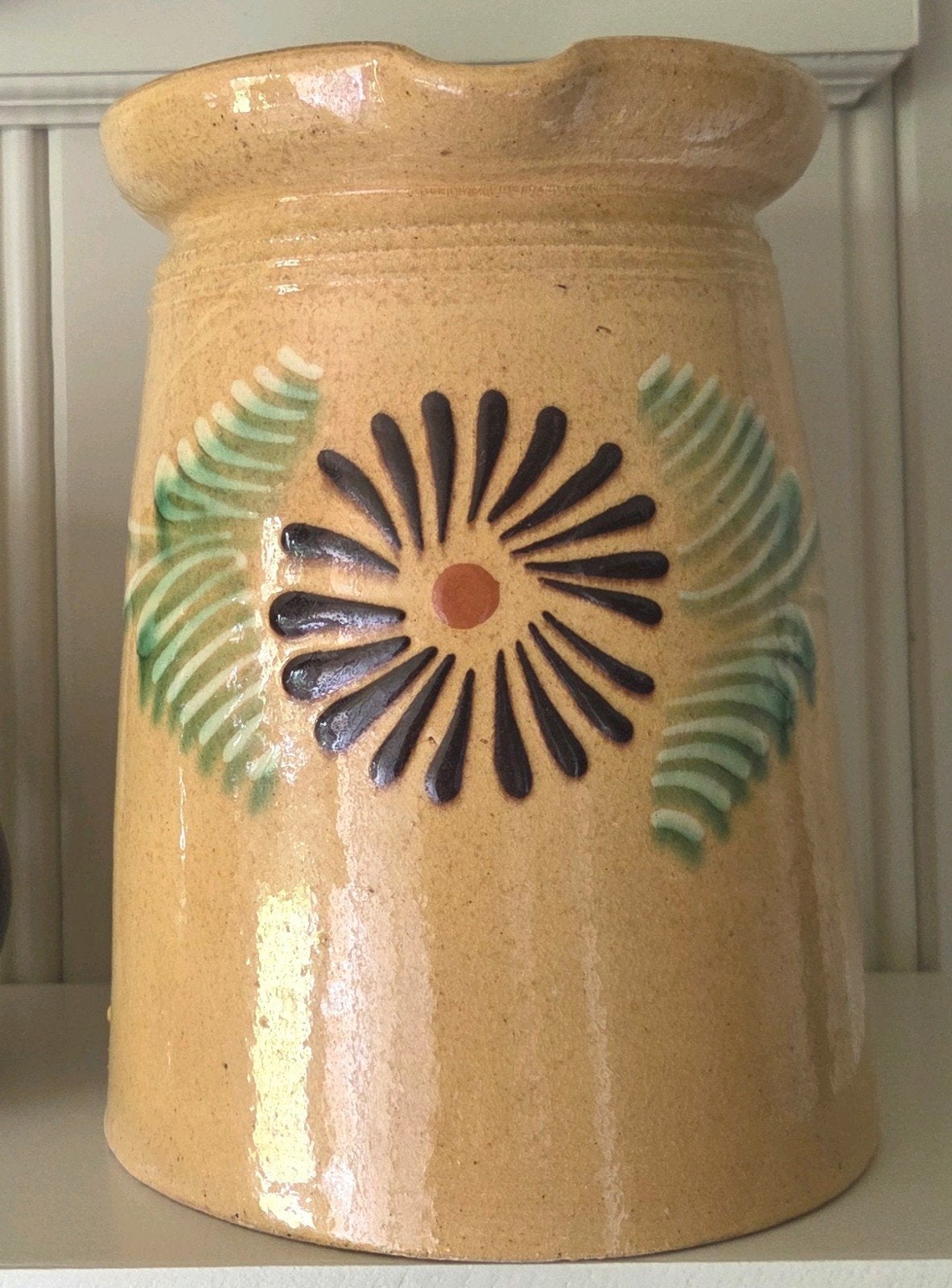 Grote aardewerk kan, Elzas, Elsace, Antiek en Kunst, Ophalen of Verzenden