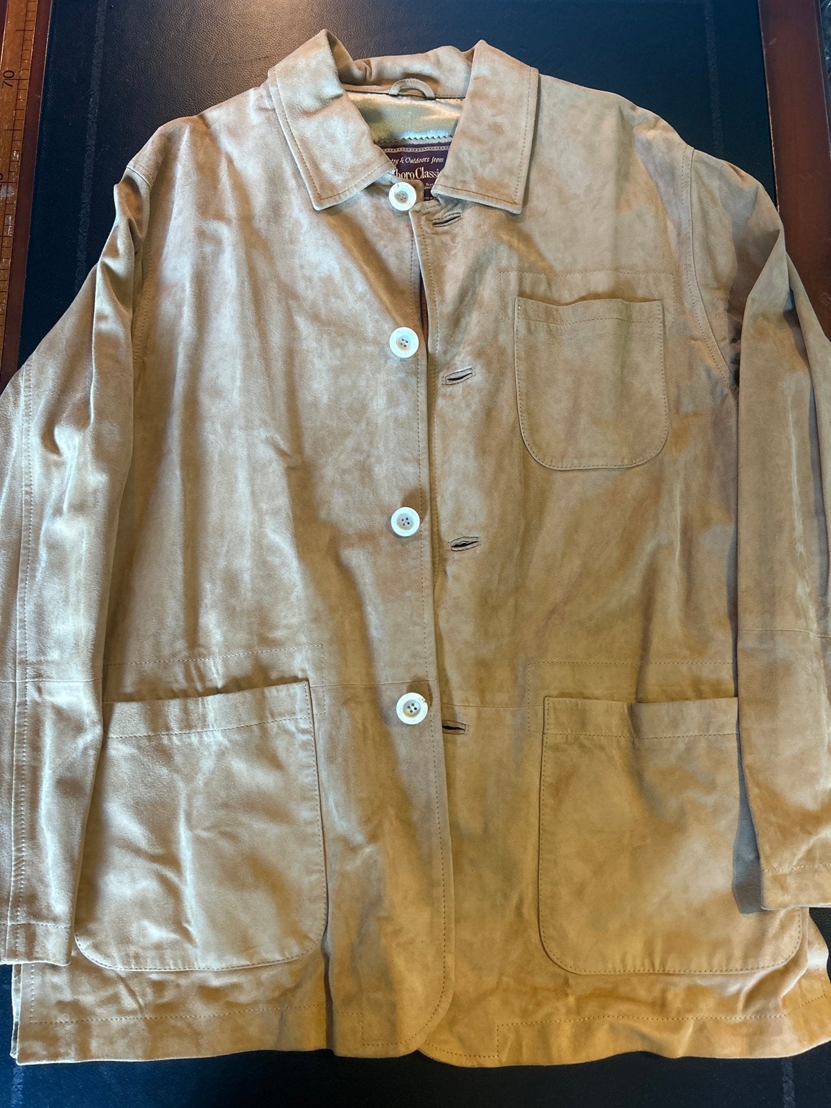 Marlboro Classics Leren Jas - Medium, Kleding | Heren, Ophalen of Verzenden, Nieuw, Maat 48/50 (M), Beige