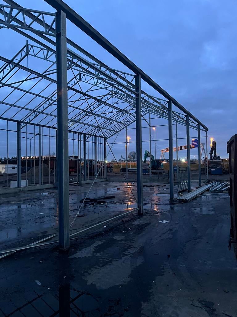 Staalconstructie kas 985m2 - Ideaal voor opslagschuur, Ophalen