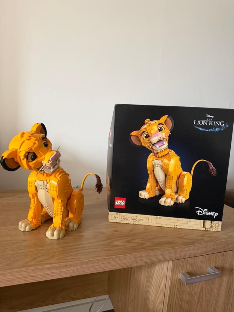 Disney The Lion King LEGO Simba - 1445 stukjes, compleet, Ophalen, Gebruikt, Overige merken