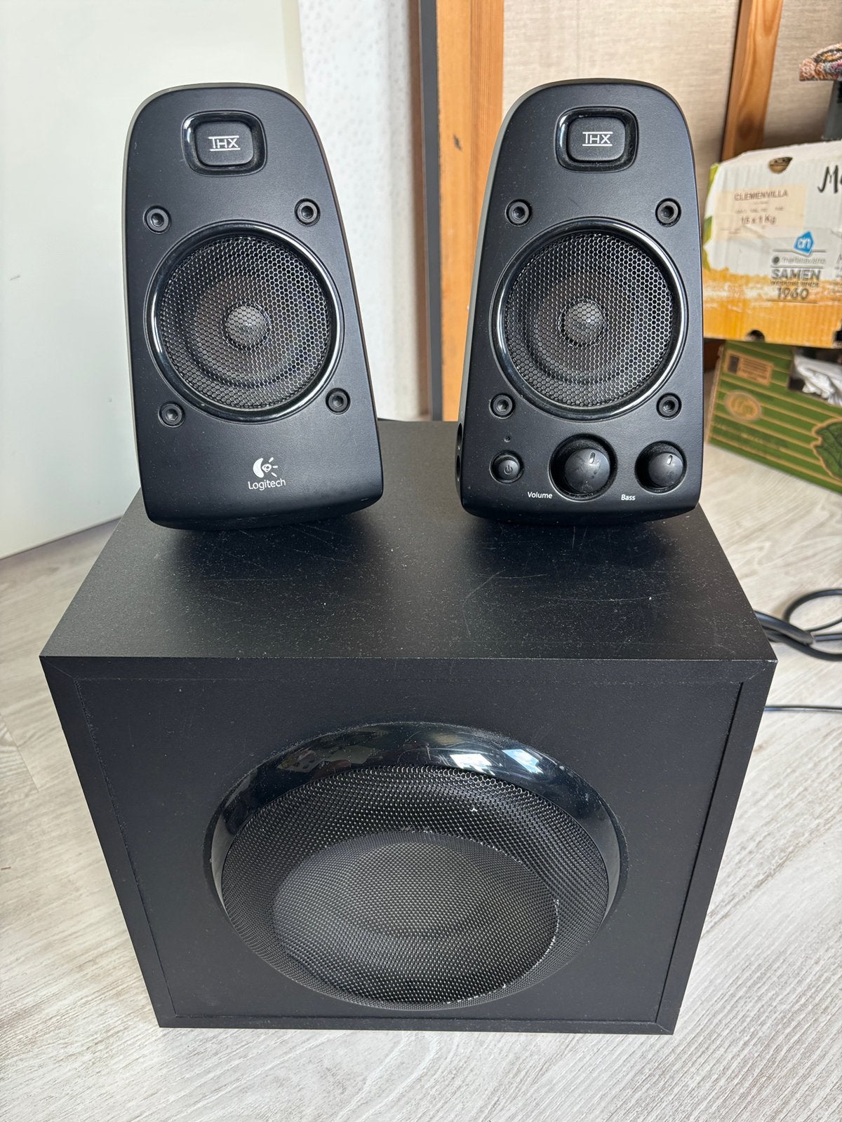 Logitech THX speaker set voor gamen, Ophalen of Verzenden, Overige merken