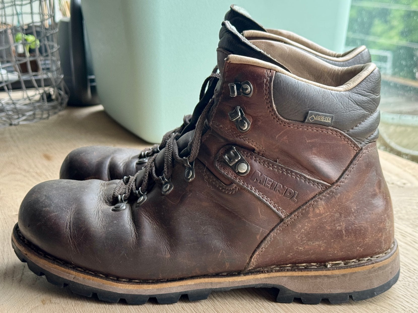 Meindl Sonnblick 45, Kleding | Heren, Schoenen, Zo goed als nieuw, Wandelschoenen of Bergschoenen, Bruin, Ophalen
