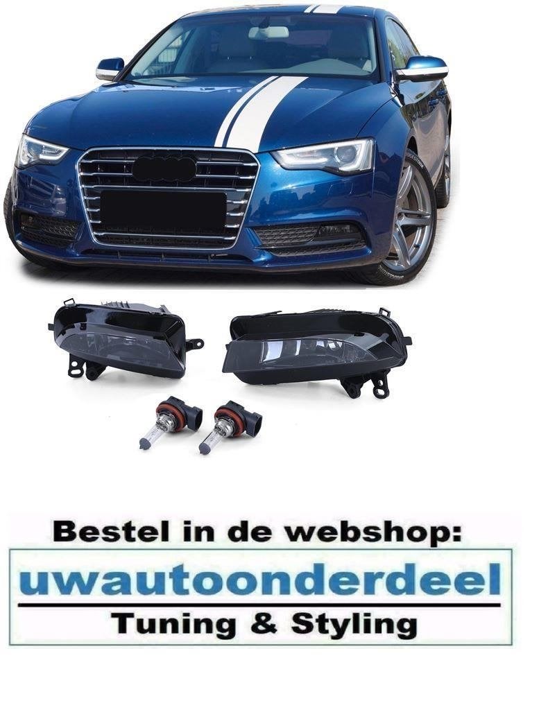 Smoke Glas Led Mistlampen Grill Bumper Voor Audi A5 8T, Verzenden, Automotive Parts, A.parts@hotmail.nl, Trasmolenlaan 12 3447 GZ Woerden