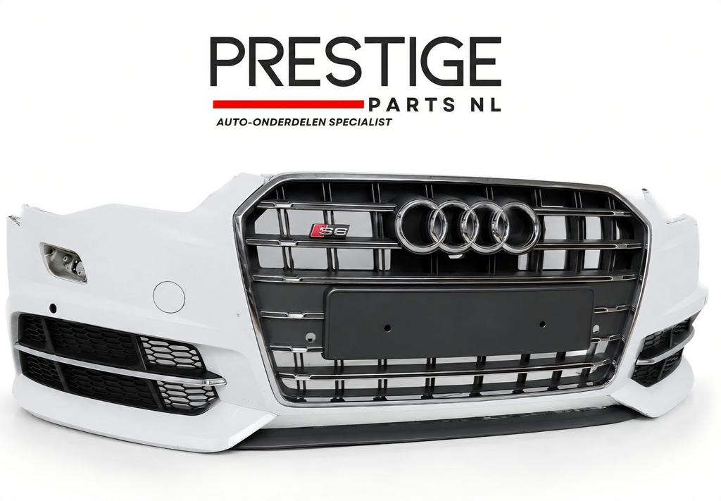 Voorbumper Audi A6 C7 4G Facelift S6 bj.2014-2018 Bumper, Gebruikt, -, Voor, Ophalen of Verzenden