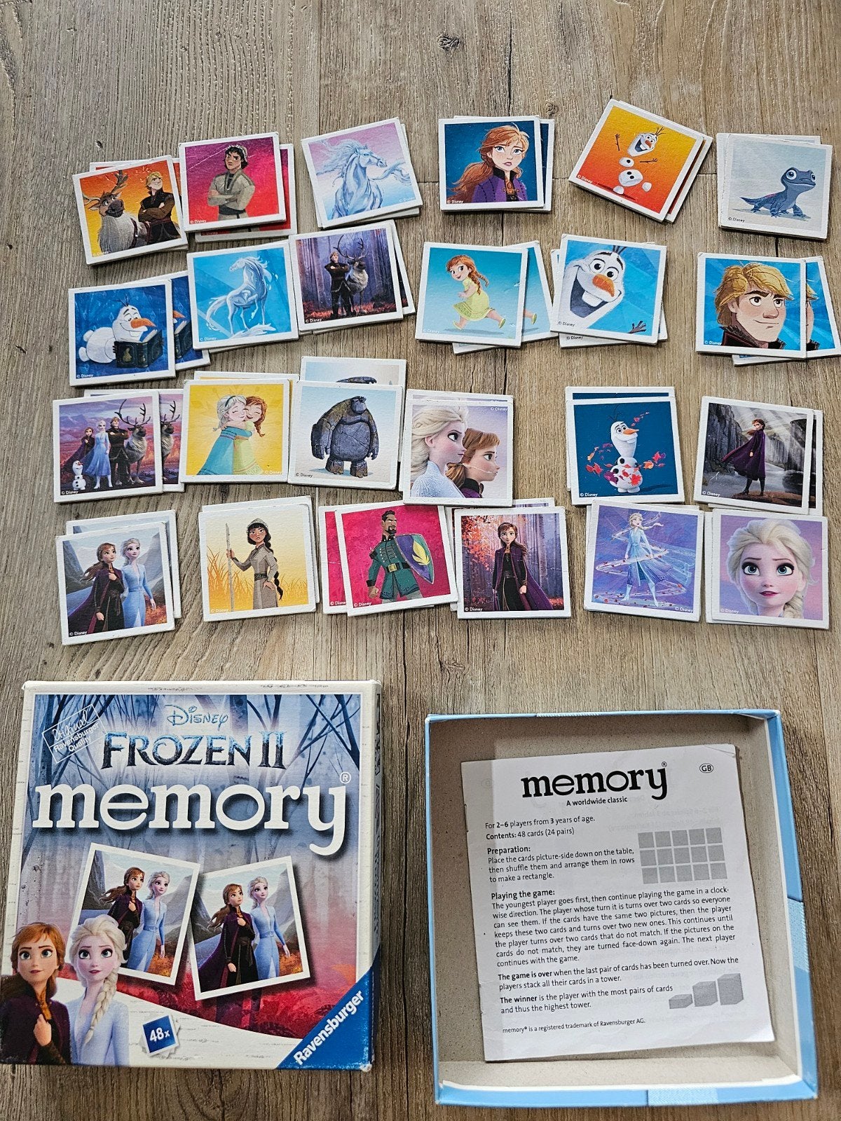 Frozen memory 2-6 spelers vanaf 3 jaar goede staat, Vijf spelers of meer, Ophalen, Gebruikt, Ravensburger