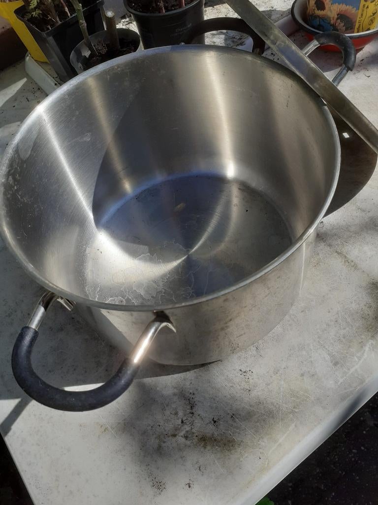 RVS pan 6 liter, Ophalen, Rvs