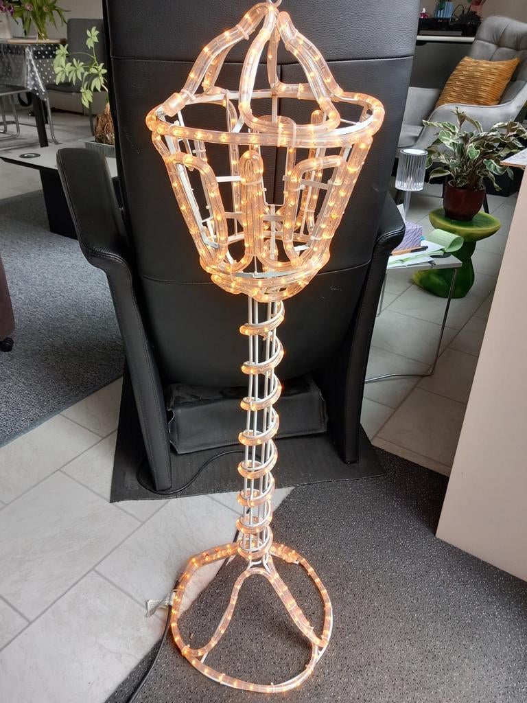 Lantaarn met LED verlichting voor tuin, 100 cm hoog, Ophalen