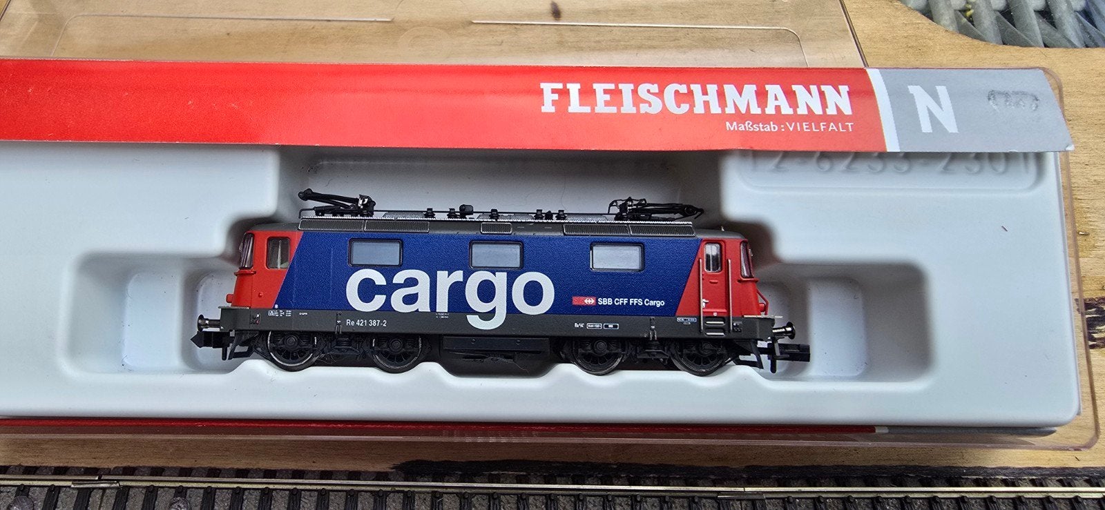 fleischmann piccolo 734073 SBB Re4/4 Cargo dcc sound top ovp, Fleischmann, Ophalen of Verzenden, Zo goed als nieuw, Gelijkstroom
