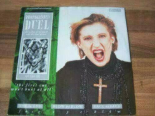 Propoganda's DUEL met EYE to EYE (7-inch) 1985 in nieuwstaat, Verzenden, 7 inch, Zo goed als nieuw, Single