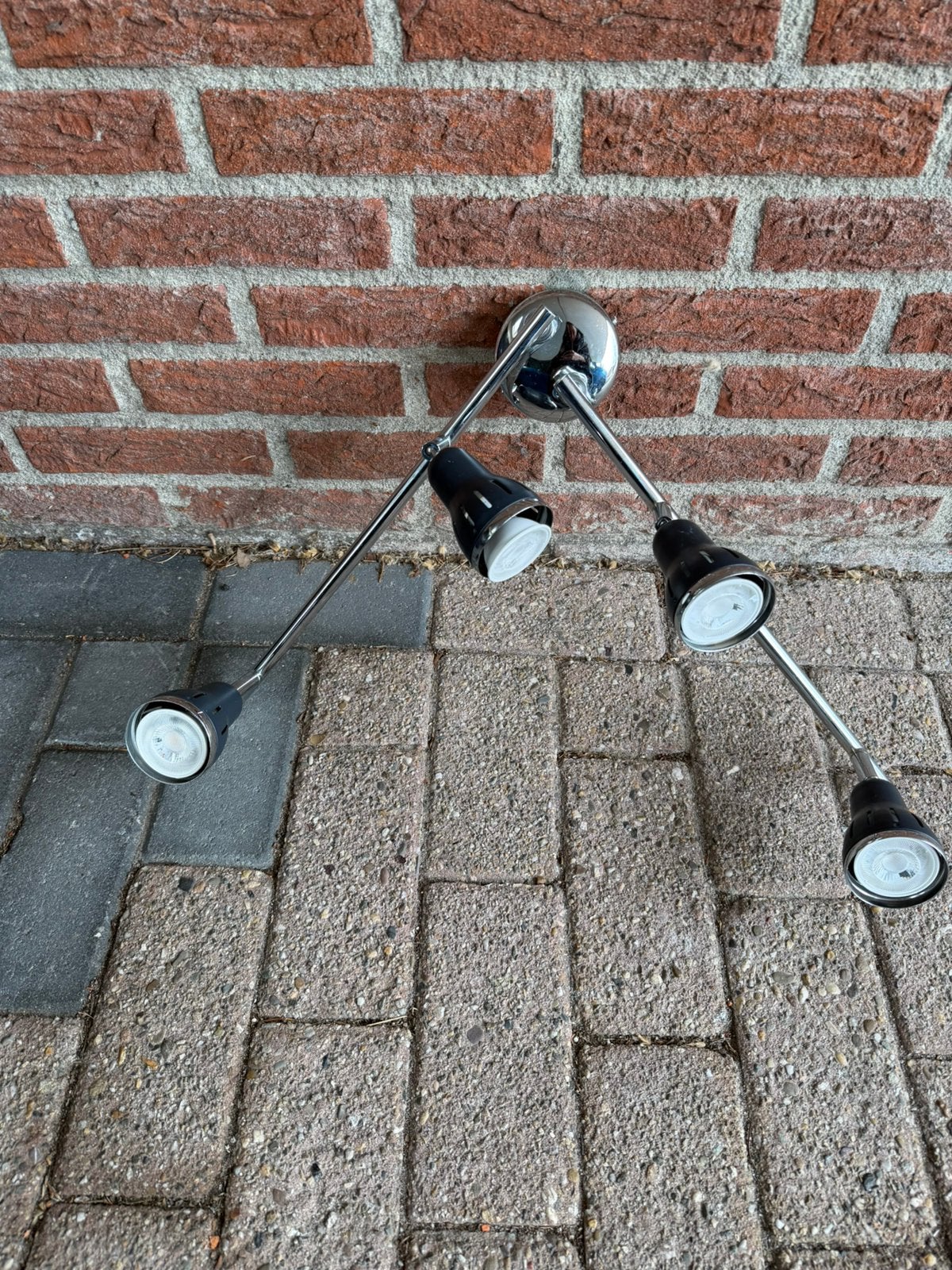 Plafondlamp (industriële look), Ophalen, Gebruikt