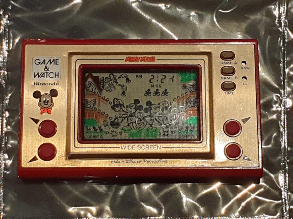 Nintendo Game & Watch Mickey Mouse MC-25 Widescreen, Ophalen of Verzenden, Zo goed als nieuw, Overige modellen