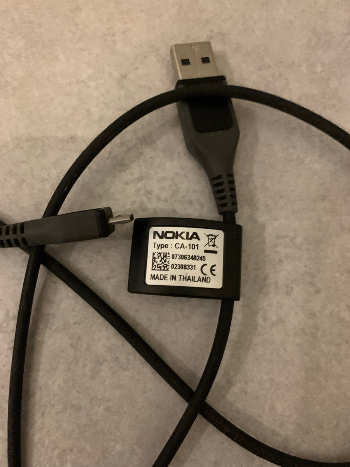 Nokia CA-101 USB-kabel - Gebruikt, Ophalen, Gebruikt, Snoer of kabel, Nokia