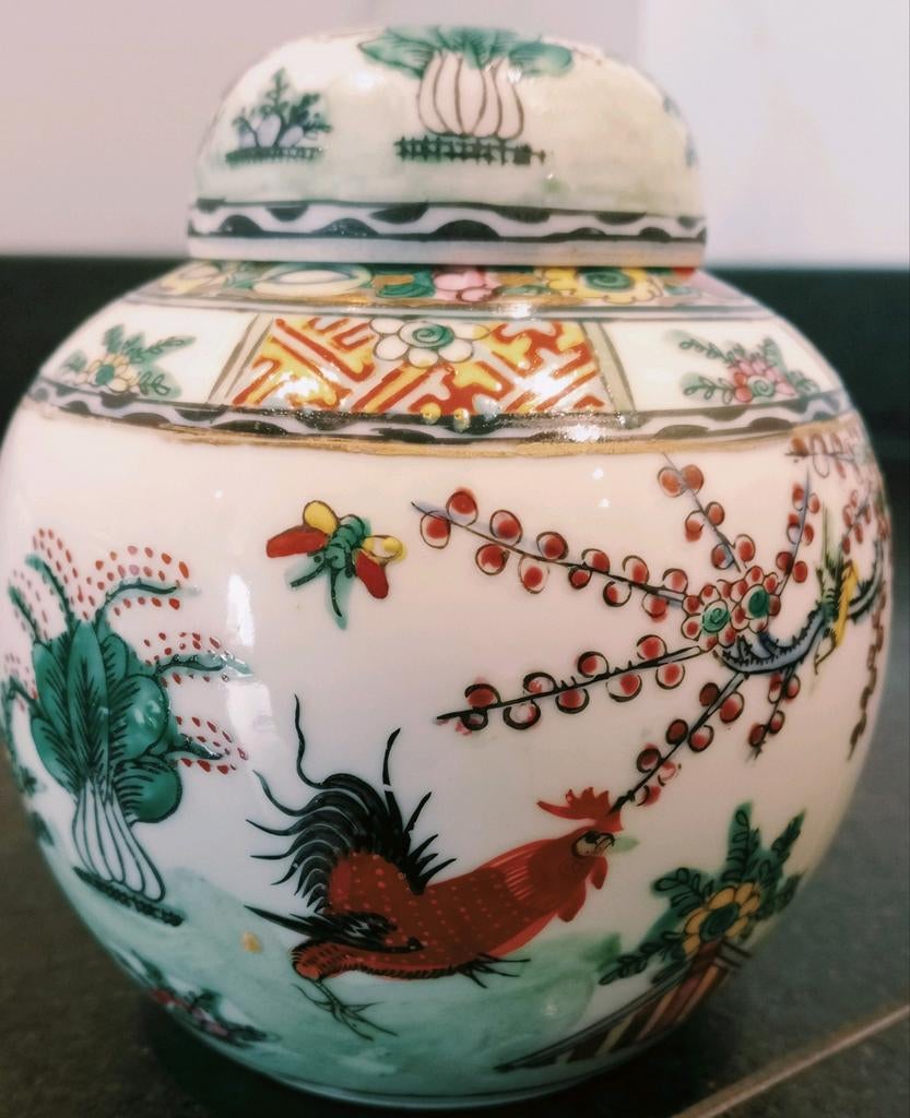Chinese Gemberpot Fam Verte ?, Ophalen of Verzenden