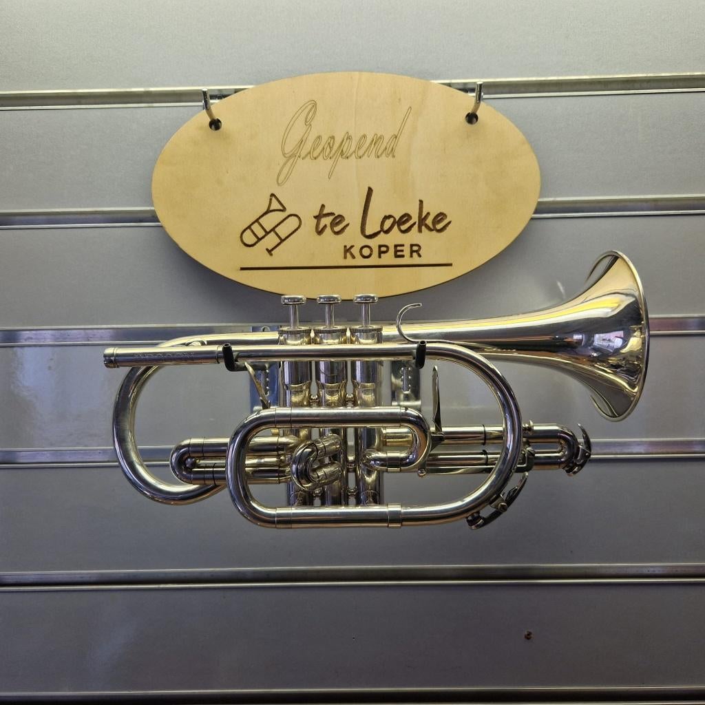 Besson 928 Sovereign cornet, Muziek en Instrumenten, Blaasinstrumenten | Overige, Gebruikt, Koperblazer, Met koffer of draagtas