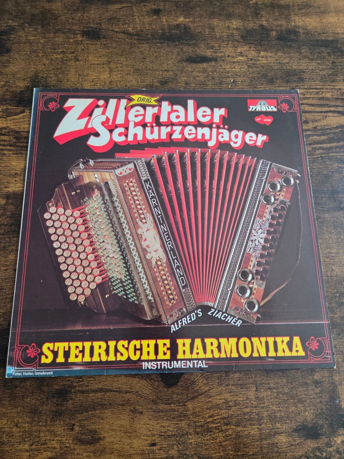 Zillertaler Schürzenjäger - Steirische Harmonika, Ophalen of Verzenden, Gebruikt, 12 inch