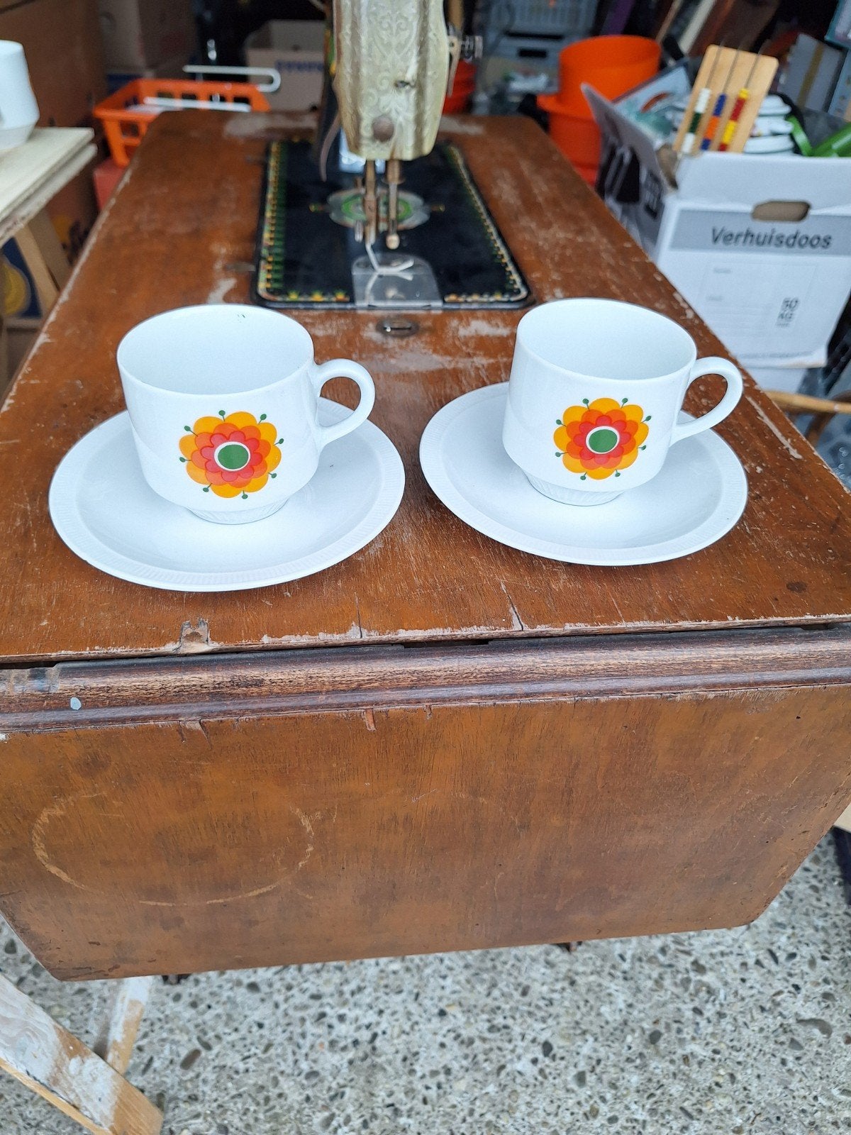 kopjes jaren 70 retro, Ophalen of Verzenden