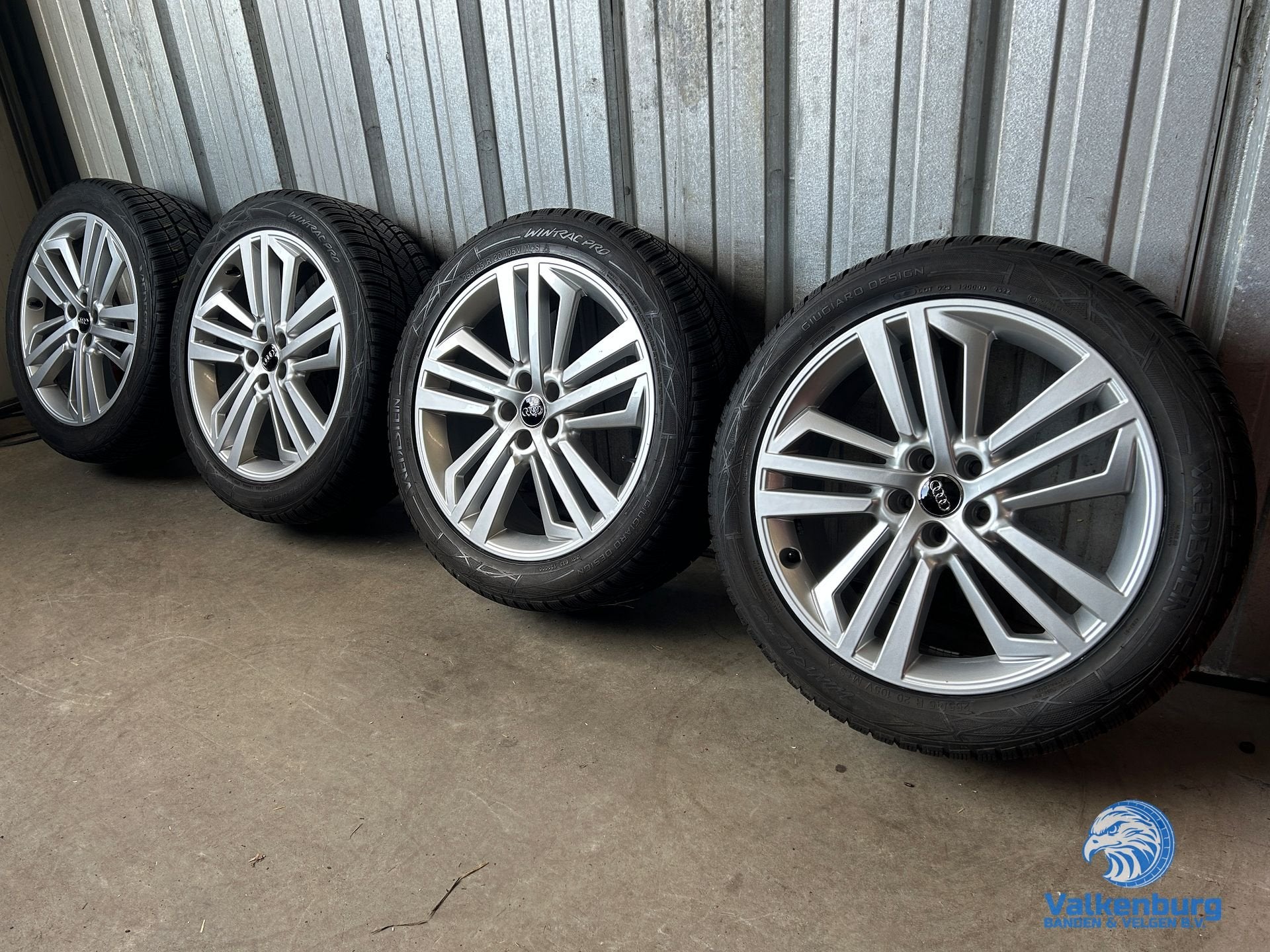 8mm! Originele Audi Q5 SQ5 80A 20 inch velgen 5x112 winterba, Auto-onderdelen, Banden en Velgen, Gebruikt, 255 mm, -, -