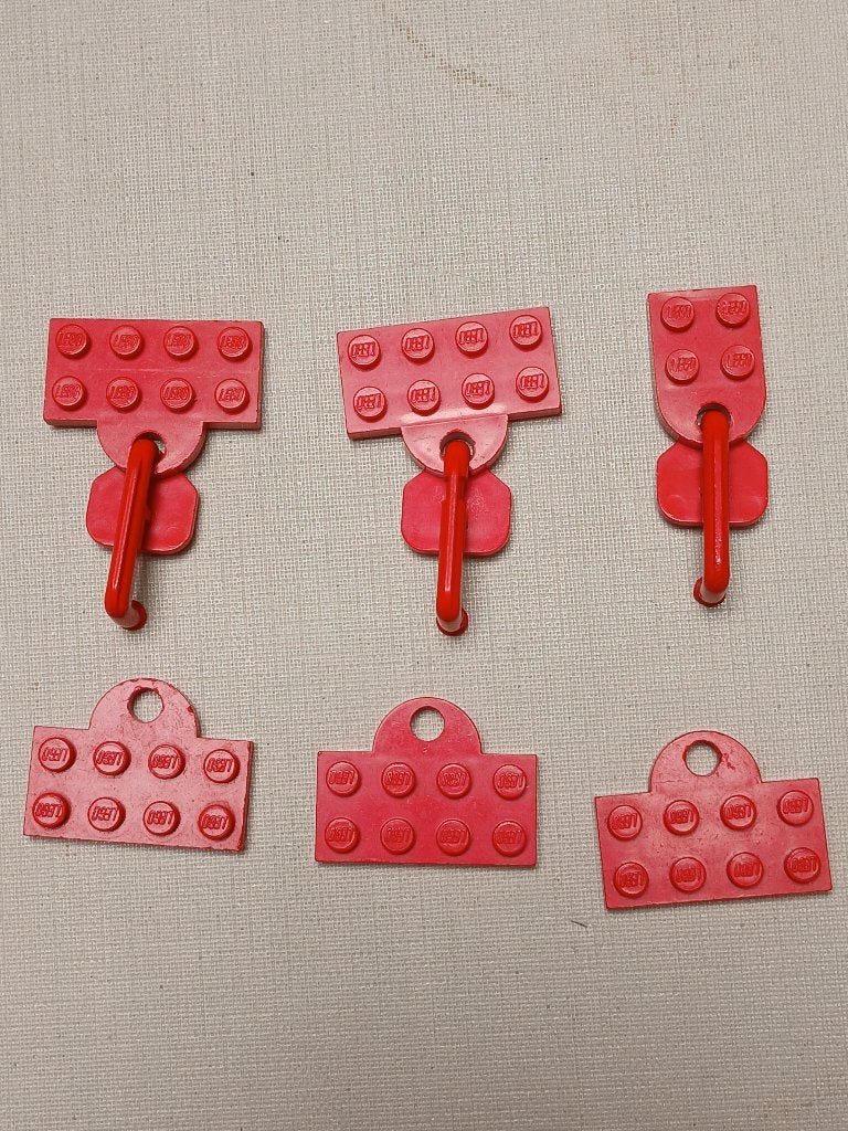 lego treinkoppeling, 2x 737bc01 en 1x 3176c01 vintage., Gebruikt, Lego, Accessoire, Ophalen of Verzenden
