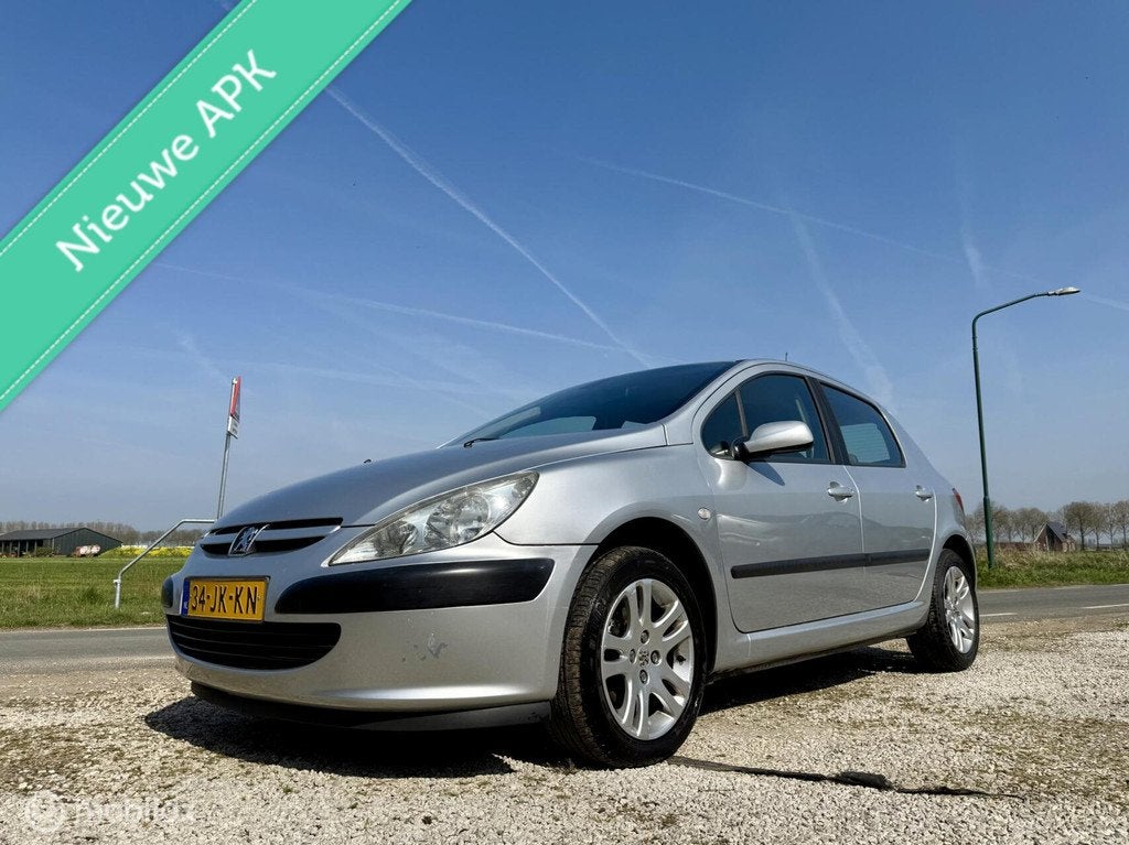 Peugeot 307 1.6-16V Gentry, BJ 2002, Airco, APK April 2027, Auto's, Voorwielaandrijving, Gebruikt, 4 cilinders, 610 kg