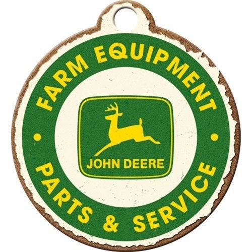 John Deere Parts and Service reclame sleutelhanger keychain, Ophalen of Verzenden, Nieuw, Auto's