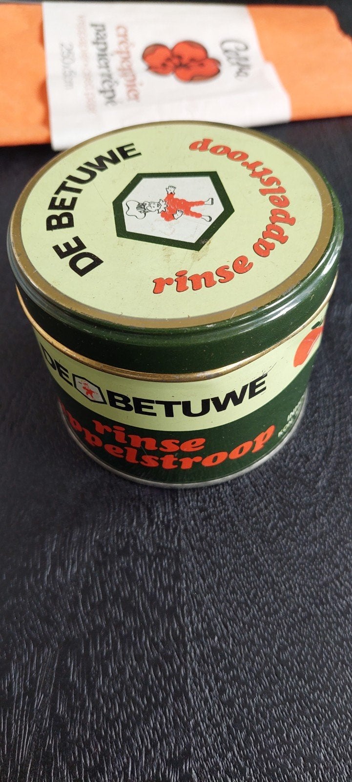 OUD DE BETUWE FLIPJE TIEL  BLIKJE RINSE APPELSTROOP, Ophalen of Verzenden, Gebruikt, Overige, Overige merken