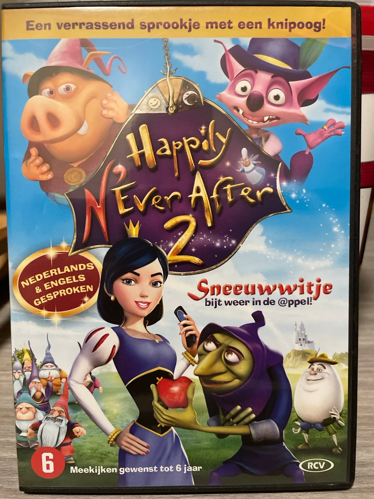 Happily N'Ever After 2 DVD - Nederlands & Engels gesproken, Animatie, Alle leeftijden, Zo goed als nieuw, Film