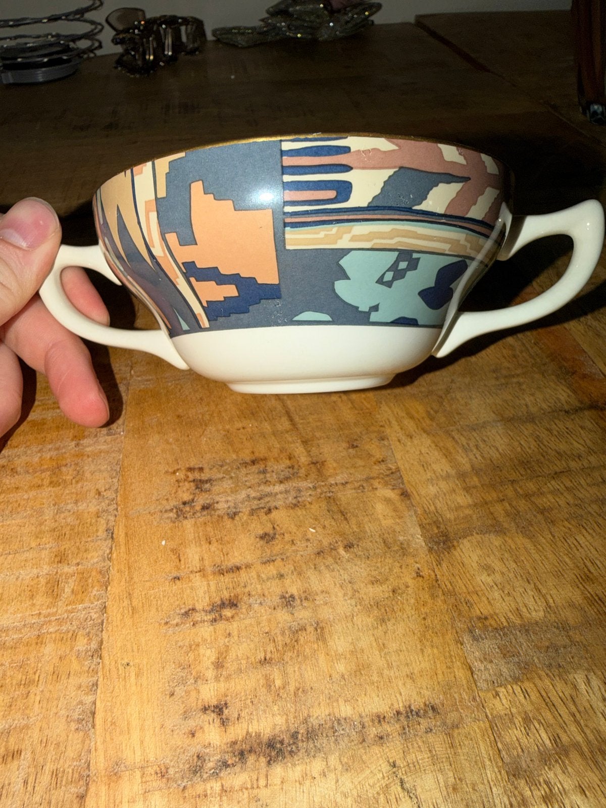 Mason's Ironstone Liberty London 'Zebak' Soepkom, Ophalen of Verzenden