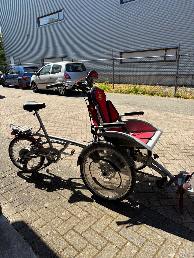 Van Raam Opair Rolstoelfiets met 6 versnellingen en E-onders, Fietsen en Brommers, Fietsen | Driewielfietsen, Ophalen, Gebruikt