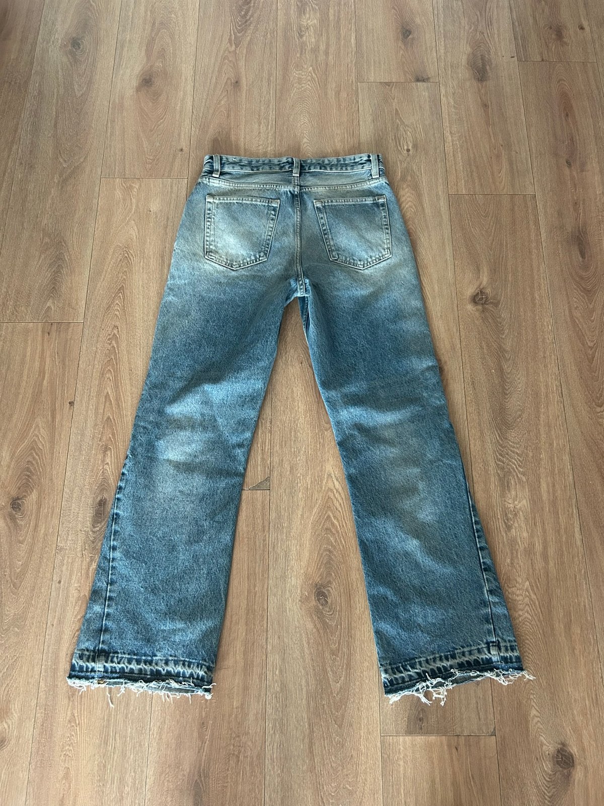 Blauwe spijkerbroek maat 40 - Zeer goede staat, Kleding | Dames, Ophalen, Zo goed als nieuw, Blauw, W30 - W32 (confectie 38/40)