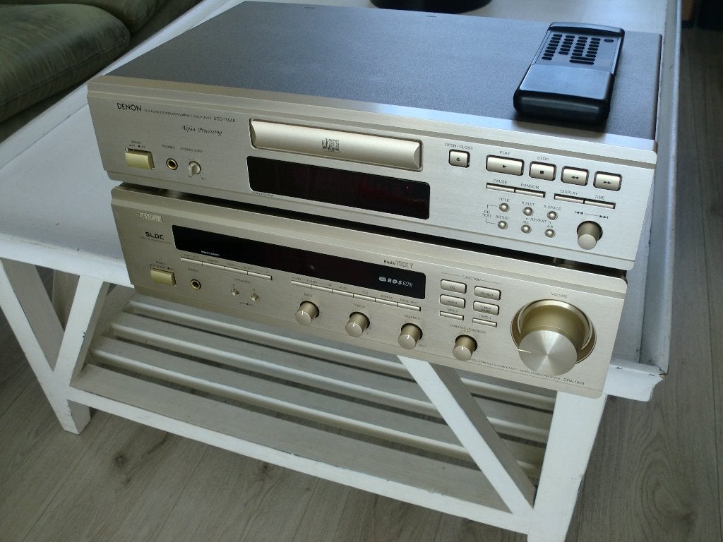 Denon set onderhoud gehad te beluisteren dcd-755 Dra-1000, Ophalen, Denon, Refurbished, Losse componenten