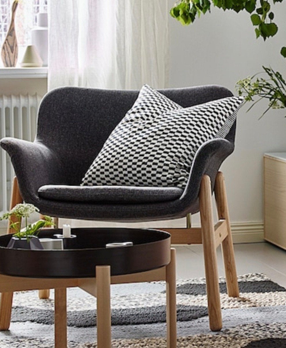 € 20 Vedbo fauteuil ikea, Ophalen, Eenpersoons, 75 tot 100 cm, Zo goed als nieuw