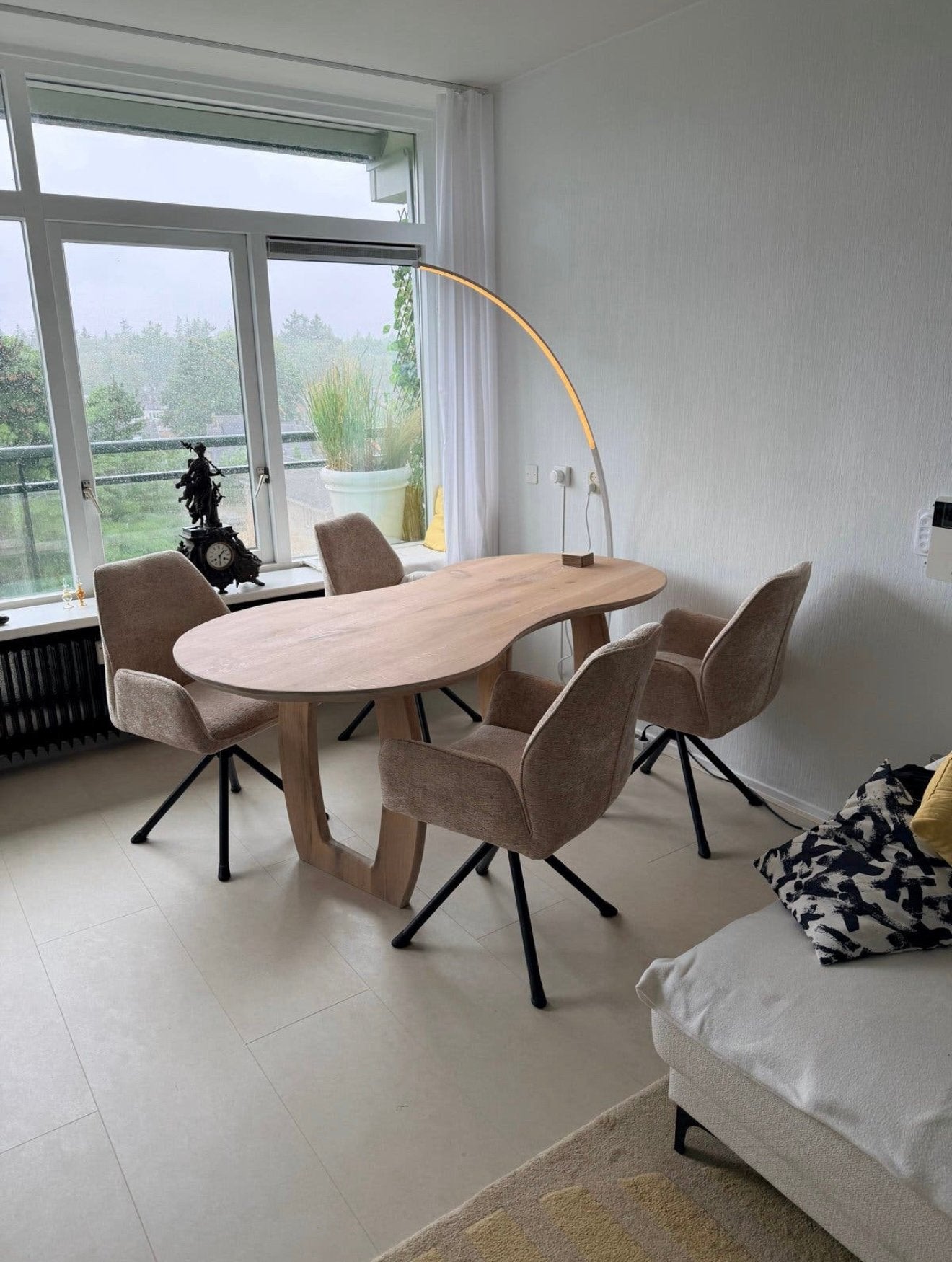 Massief eiken eettafels op maat | deens, organische en meer, Huis en Inrichting, Verzenden, Eikenhout, Rechthoekig, Nieuw