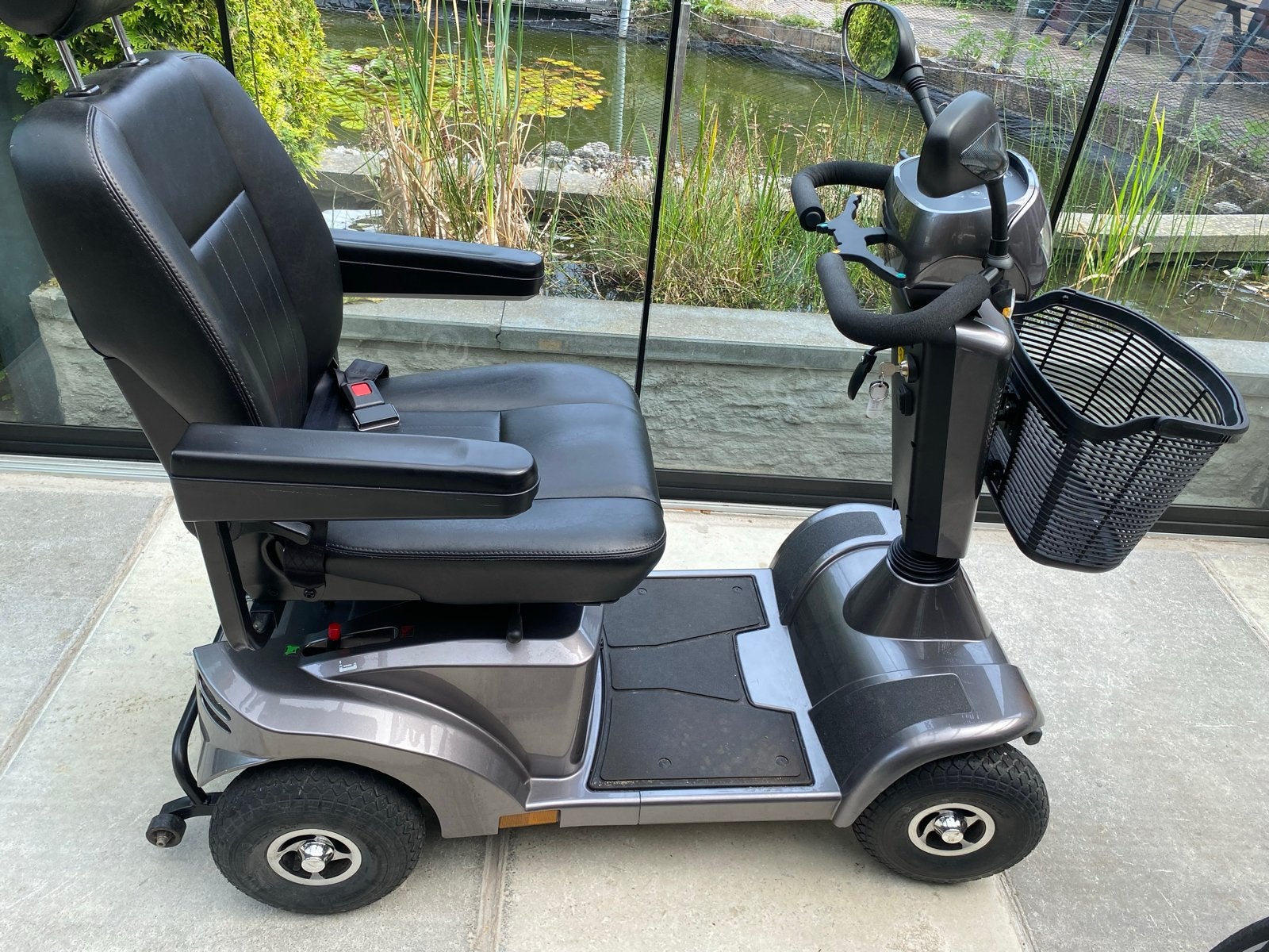 Scoot mobiel, vierwielige scootmobiel, zo goed als nieuwe, Diversen, Ophalen, Zo goed als nieuw, 46 km of meer, Sterling