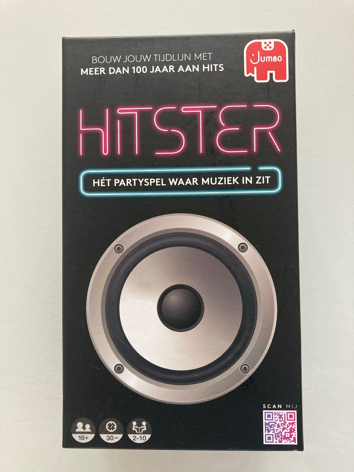 Hitster: Hét partyspel waar muziek in zit, Een of twee spelers, Ophalen of Verzenden, Zo goed als nieuw