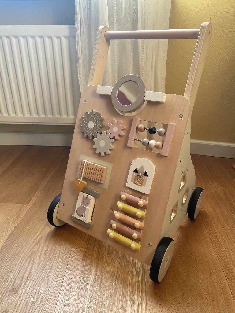 Loopwagen / Loopkar Little Dutch, Kinderen en Baby's, Speelgoed | Houten speelgoed, Ophalen, Zo goed als nieuw, Duw- of Trekspeelgoed