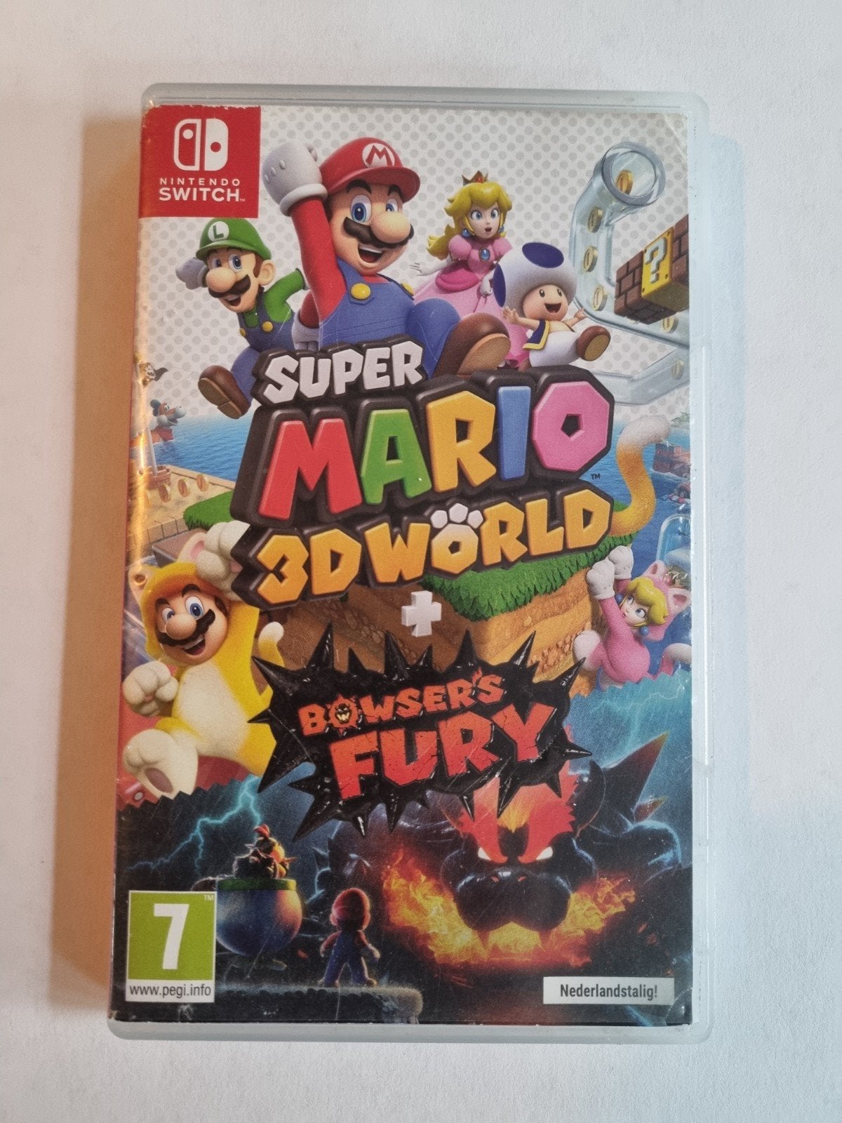 Super Mario 3D World + Bowser's Fury - Nintendo Switch, Avontuur en Actie, Online, Ophalen of Verzenden, Zo goed als nieuw