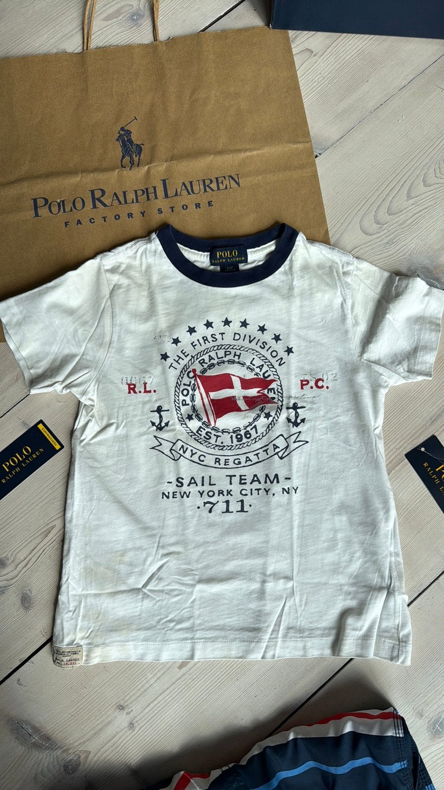 Prachtig RALPH LAUREN shirt size 4 / maat 104, Ophalen of Verzenden, Zo goed als nieuw, Shirt of Longsleeve, Jongen