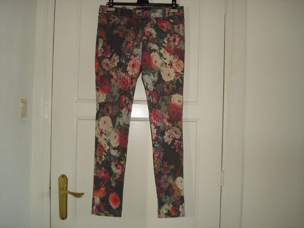 Helena Hart broek maat 40 gebloemd, Kleding | Dames, Broeken en Pantalons, Maat 38/40 (M), Meerkleurig, Nieuw, Lang