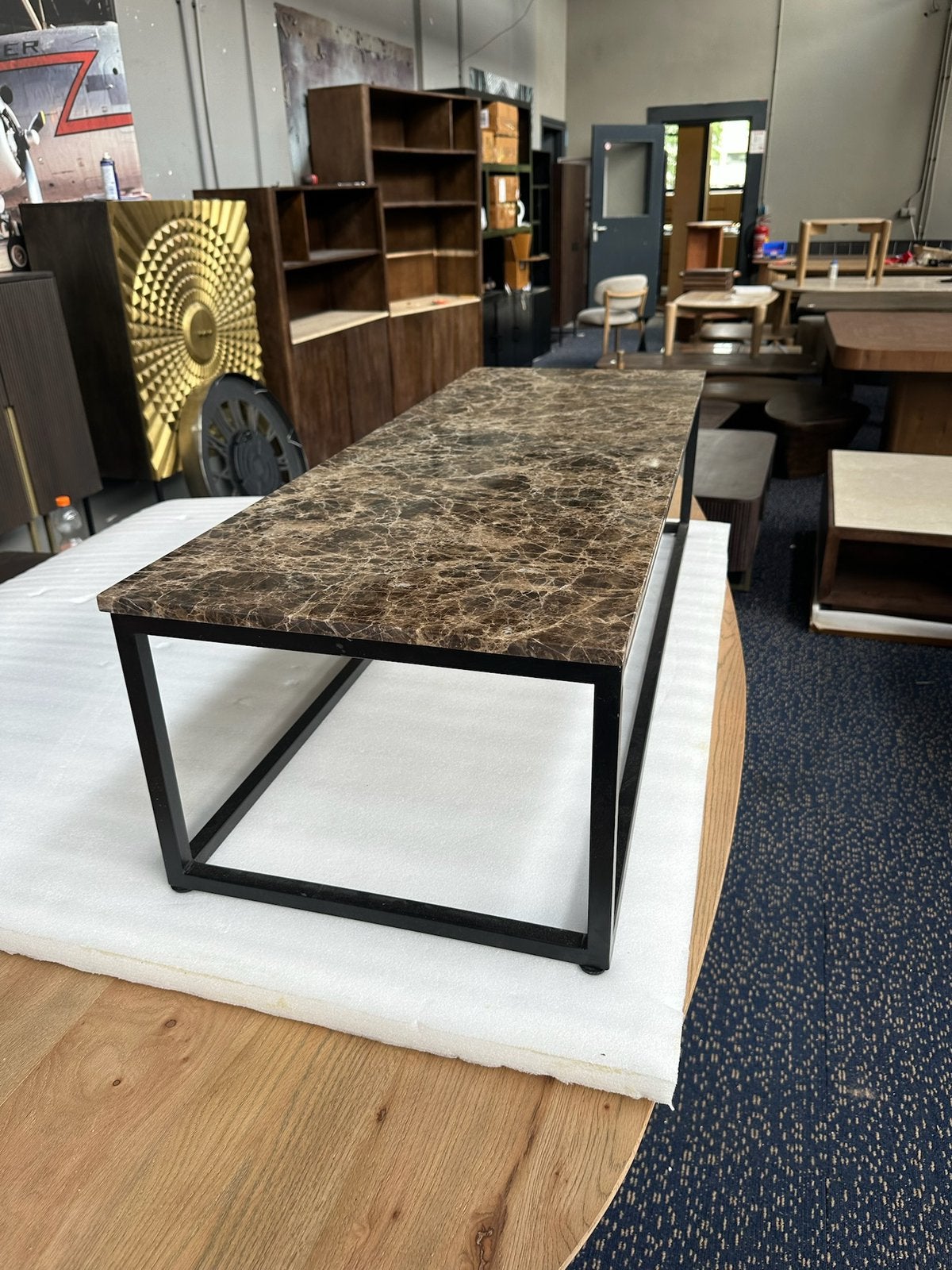 Salontafel Eleonora Rico – Rechthoekig, 100 tot 150 cm, Nieuw, Metaal, Rechthoekig