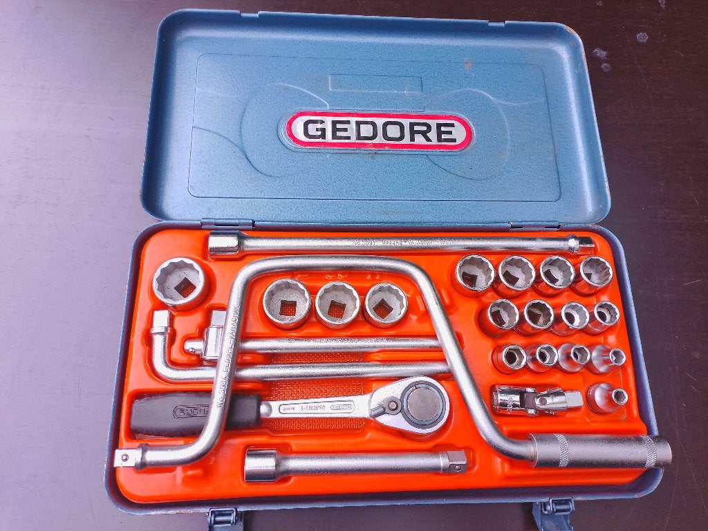 Gedore doppenset - doppendoos - D 30 HMU   3/8   6 t/m 22, Auto diversen, Gebruikt, -, -, Ophalen of Verzenden
