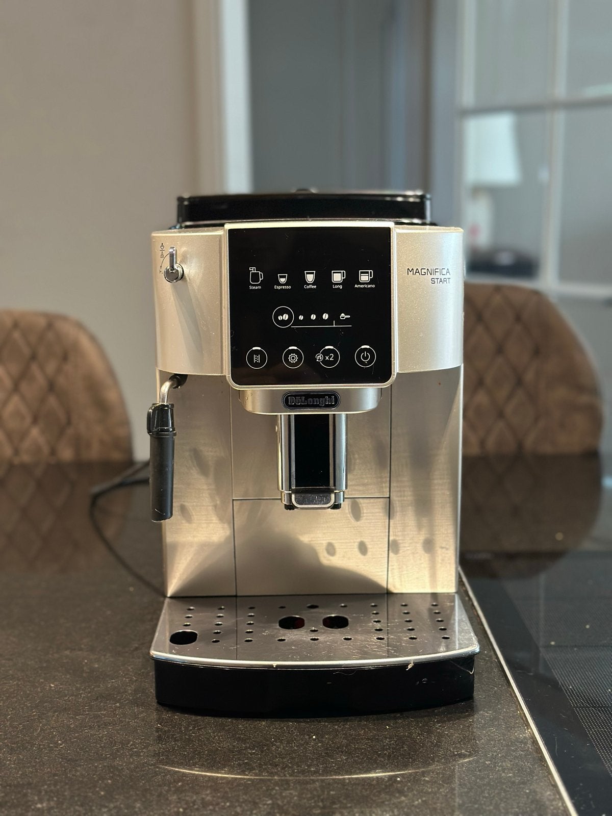 DeLonghi Magnifica S Start volautomatische koffiemachine, Ophalen, Gebruikt, Koffiemachine, Koffiebonen
