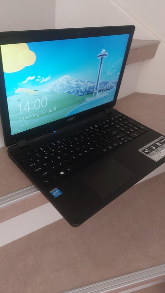 ACER Aspire ES1 -512 laptop compleet in tas, Computers en Software, Windows Laptops, Ophalen, 15 inch, 2 tot 3 Ghz