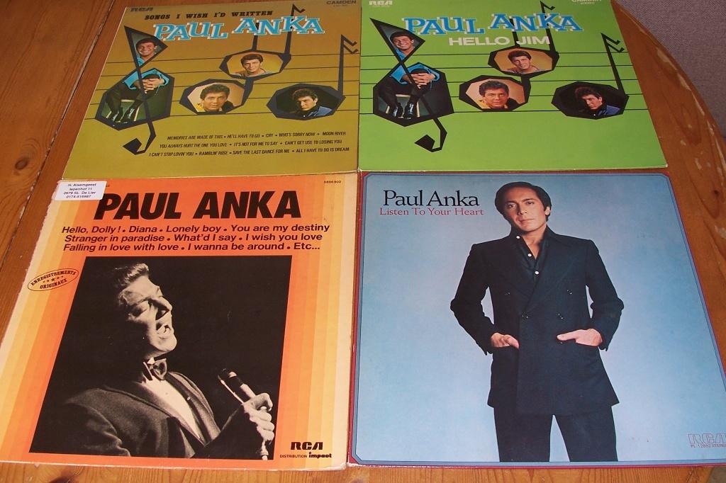 paul anka 8 lp's, Ophalen of Verzenden, 1960 - 1969, Gebruikt, 12 inch