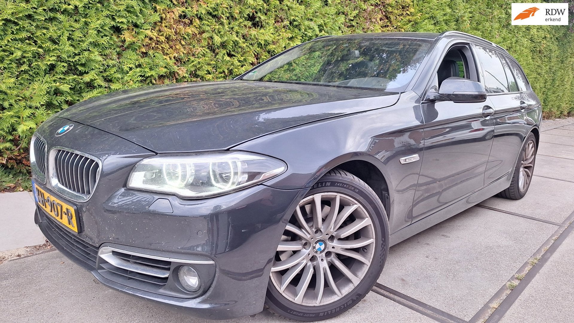 BMW 5-serie Touring 520d High Executive, Auto's, Automaat, Achterwielaandrijving, 2000 kg, Leder